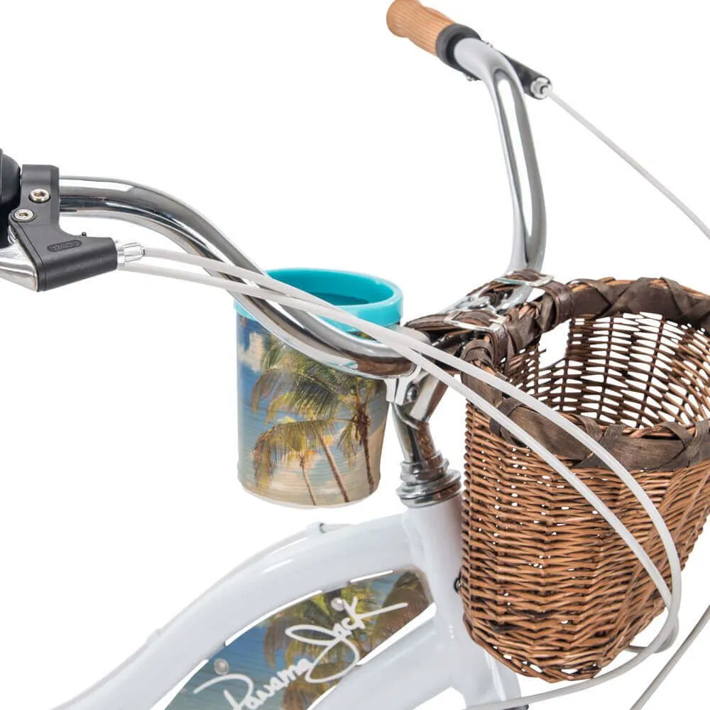 26" Women's Panama Jack Classic Cruiser Bike, Comfort Ride Frame, 6-Speed, White