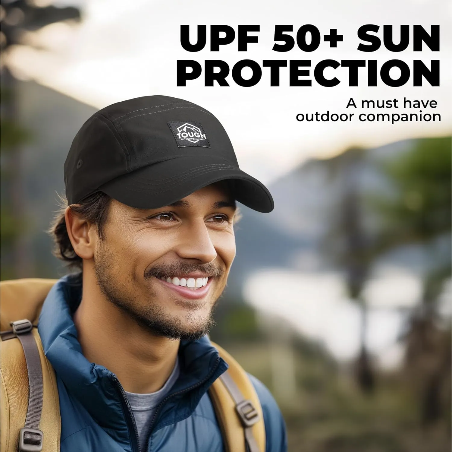 5 Panel Hat for Men - Stylish Baseball Cap, Camp Hat for Women, Casual Trucker Hat & Stylish Running Hat for Sun Protection