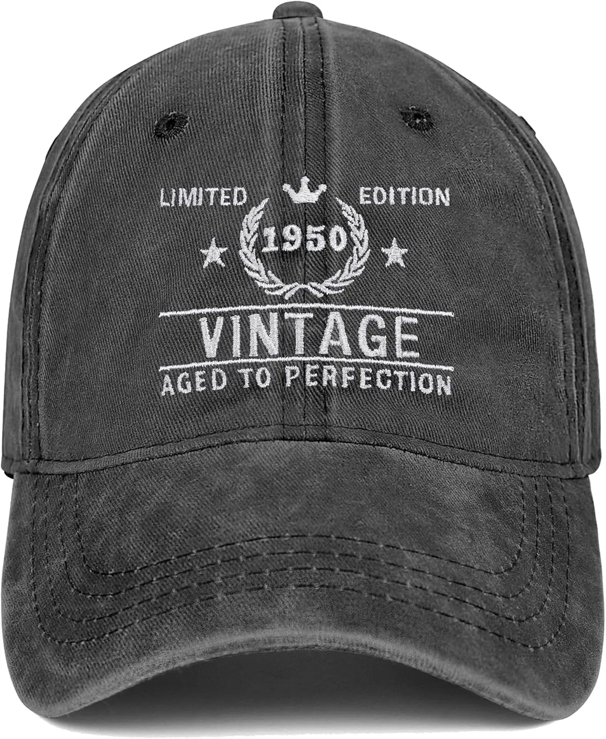 75th Birthday Gifts for Men Women 1950 Vintage Hats Embroidered Baseball Cap