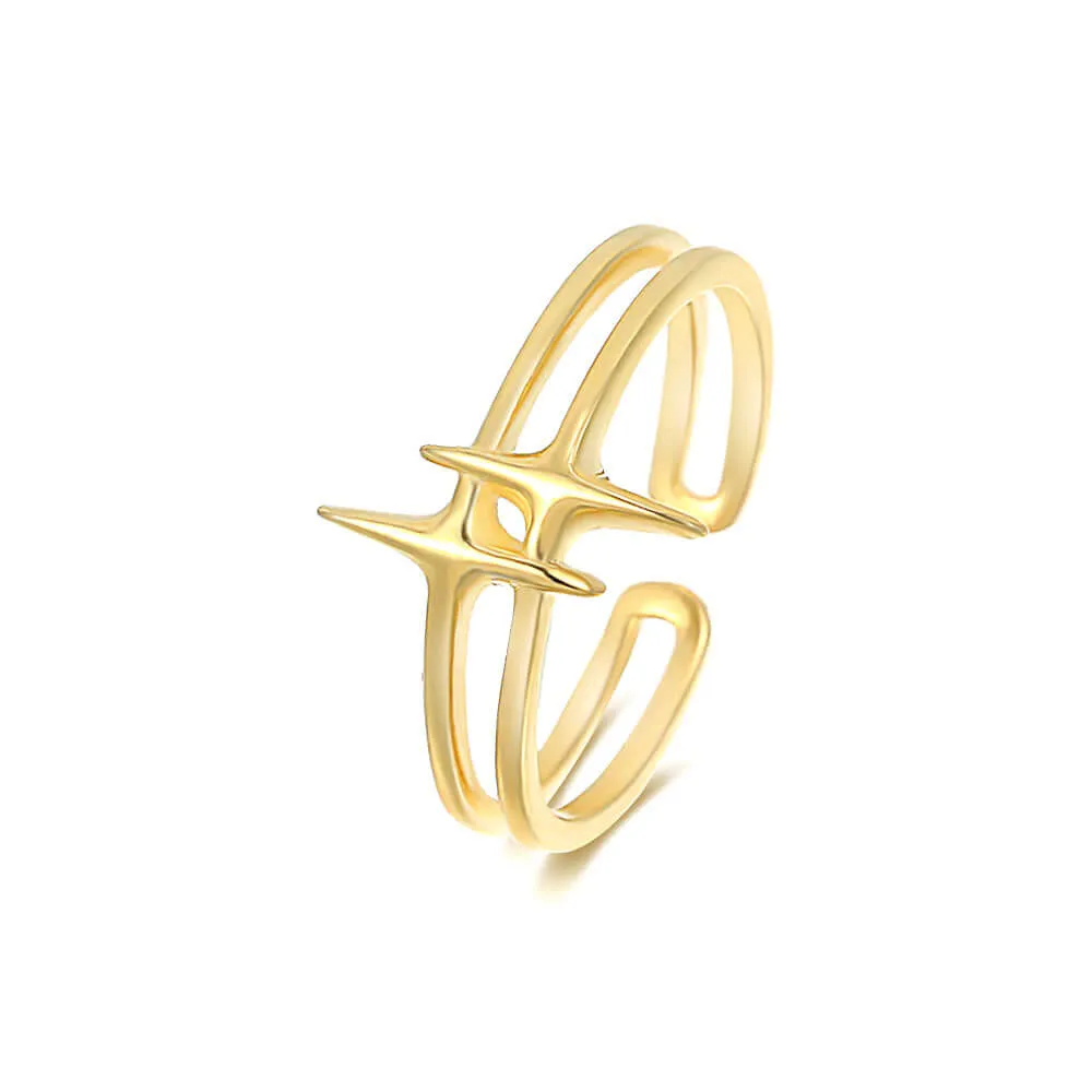 925 Silver Cosmic Star Ring