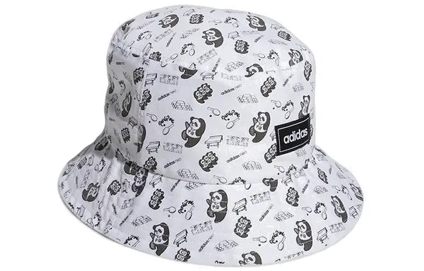 adidas neo Pnda Bucket Fisherman's hat White / Black, white
