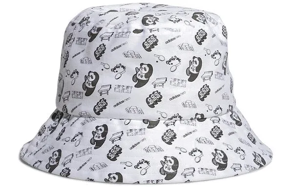 adidas neo Pnda Bucket Fisherman's hat White / Black, white