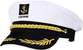 Adjustable Sailor Hat and Yacht Captain Costume: Funny Sailor Cap for Cosplay