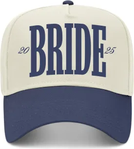 Bride Vintage Trucker Hat | Marriage Wedding Bachelorette | Premium Snapback Baseball Hat for Men & Women