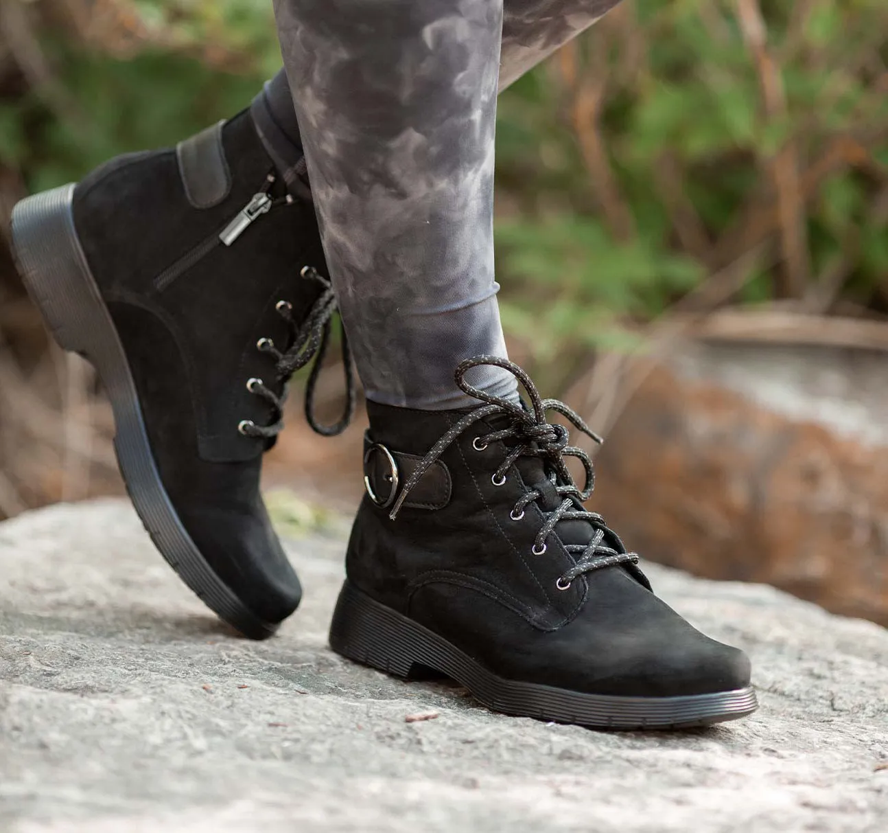 BUCKLEY-BLACK NUBUCK