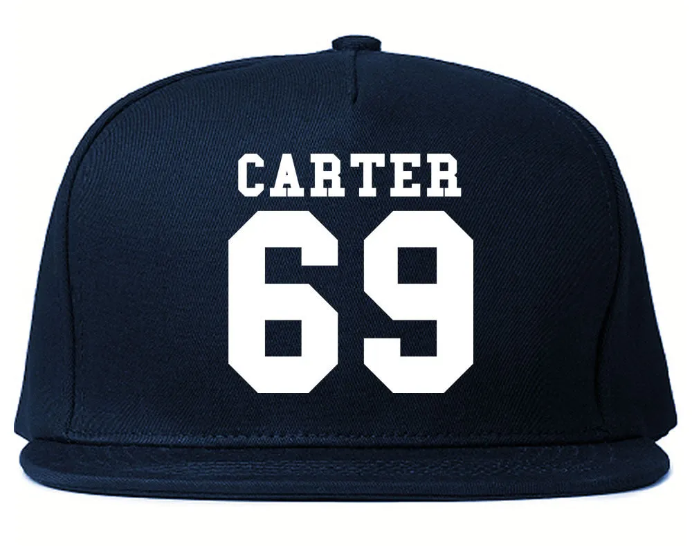 Carter 69 Team Jersey Snapback Hat Cap