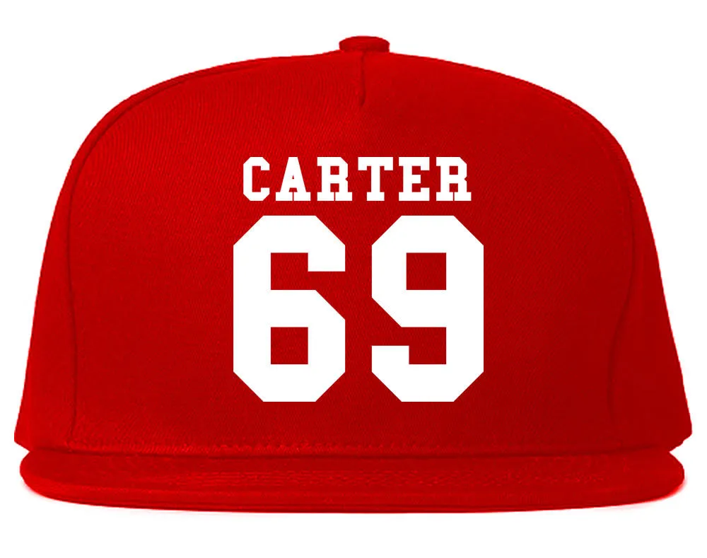Carter 69 Team Jersey Snapback Hat Cap