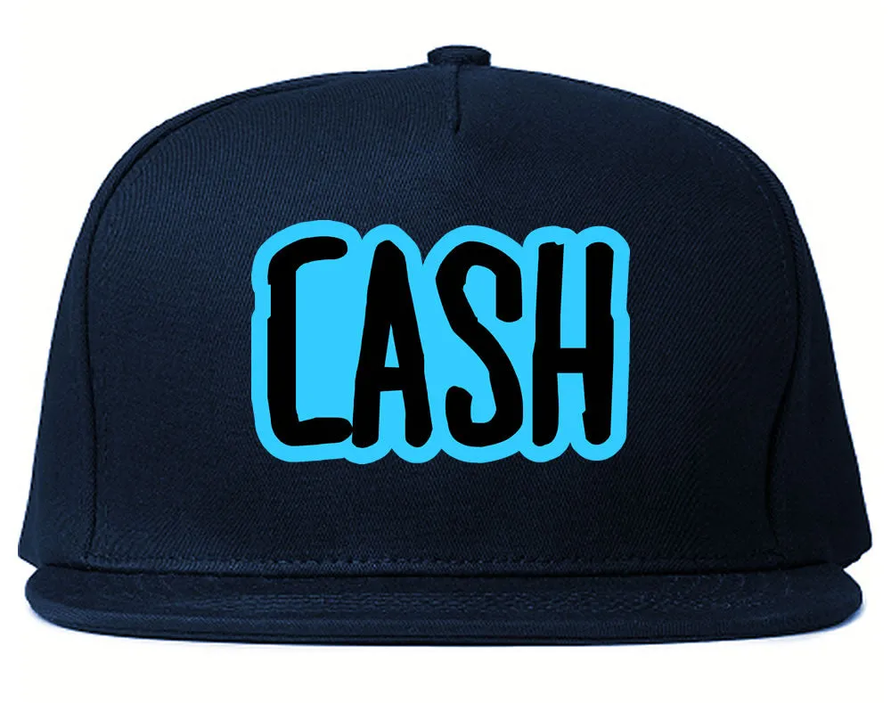 Cash Money Blue Style Snapback Hat