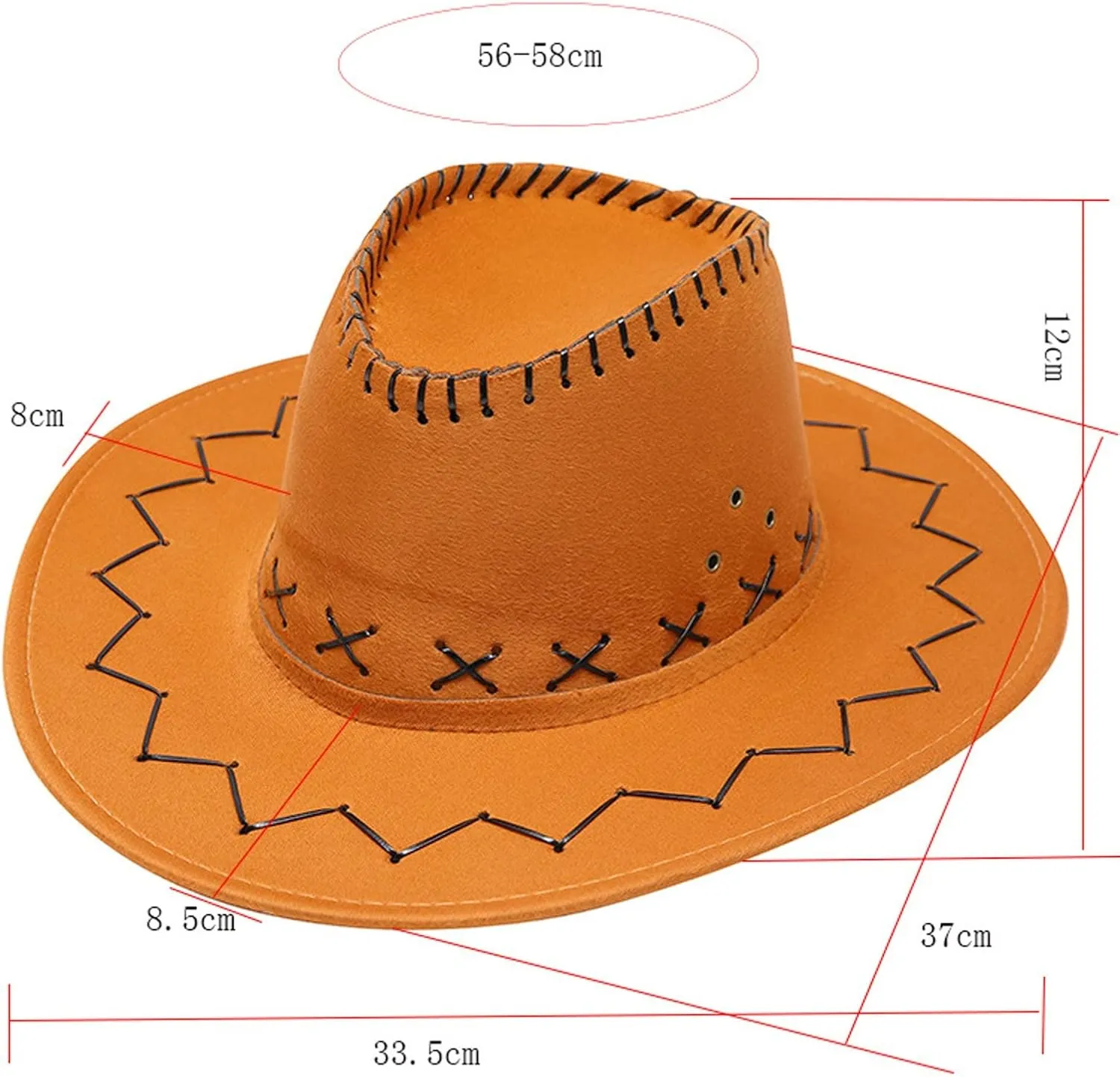 Classic Straw Western Cowboy Hat for Women and Men Wide Brim Roll Up Fedora Hat Felt Cowboy Cowgirl Hat Fit
