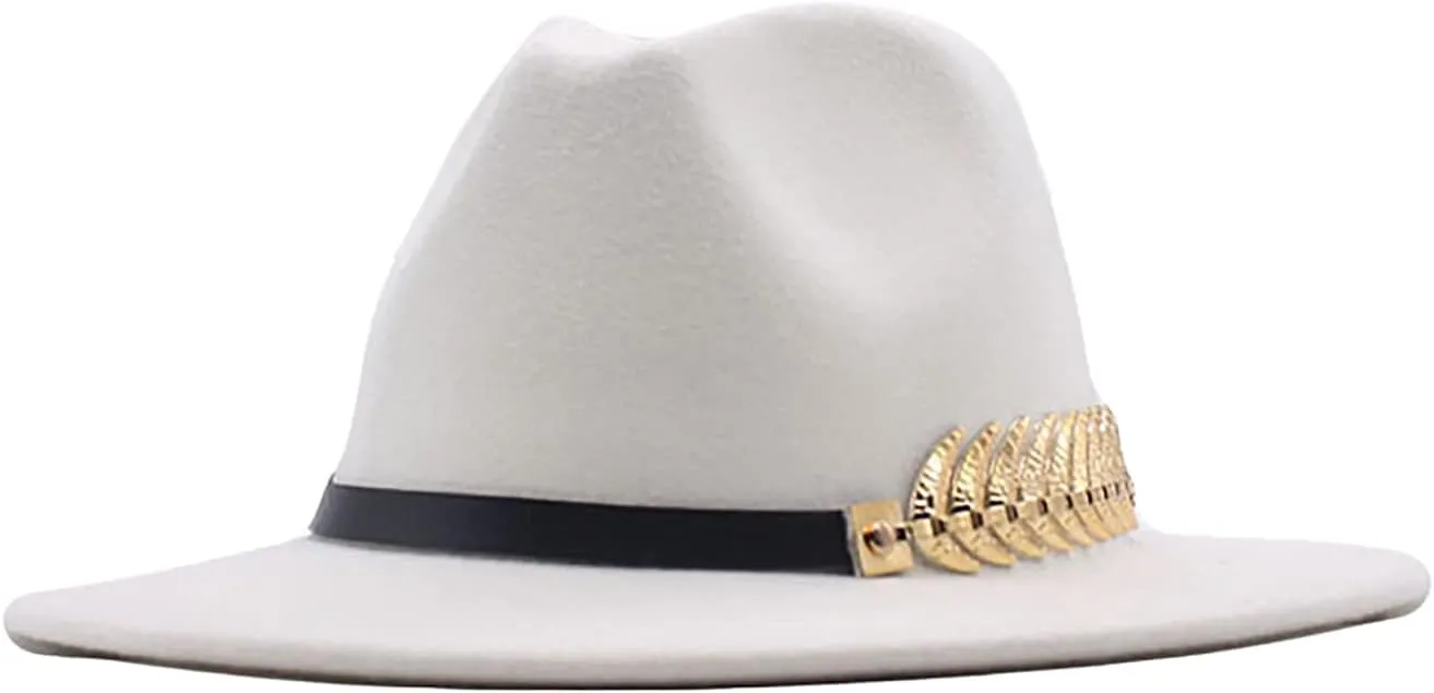 Classic Western Retro Felt Cowboy Cowgirl Hat for Women Men Cowboy Hat with Wide Brim Belt Clothes Accessory for Adults