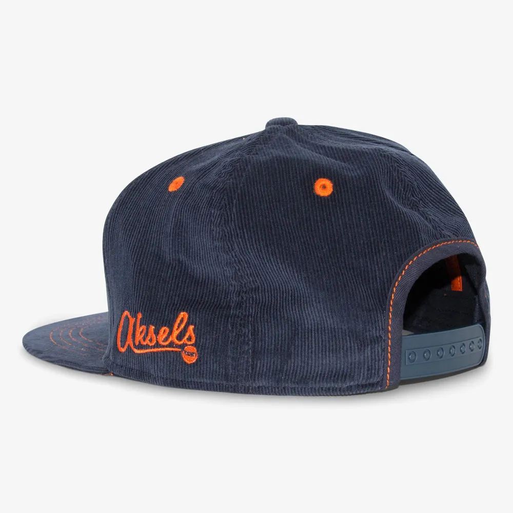 Cursive Denver Corduroy Snapback Hat
