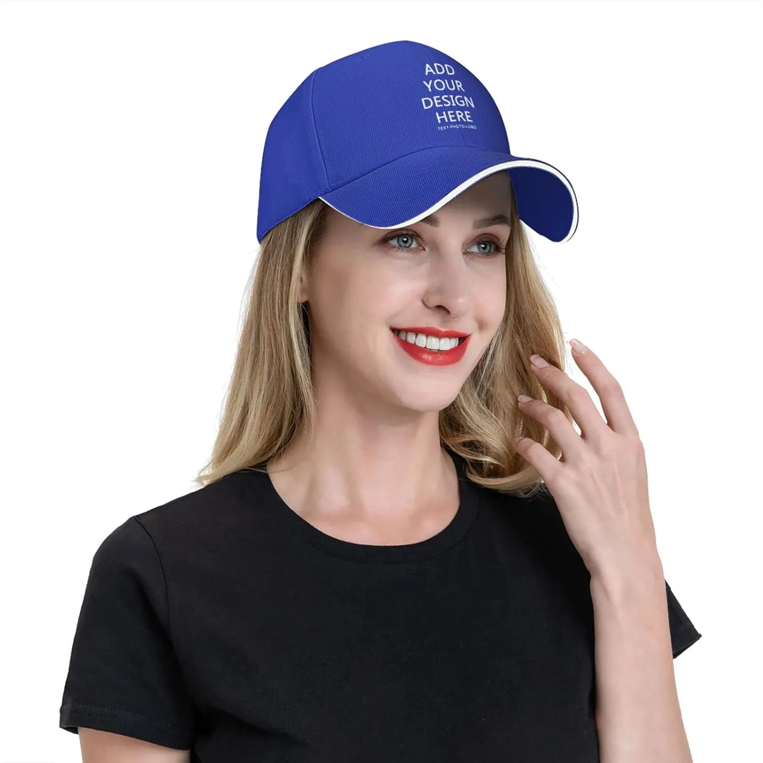 Custom Hat Design Your Own, Personalized Classic Hats for Men Women,Customizable Baseball Cap Dad for Outdoor Adjustable