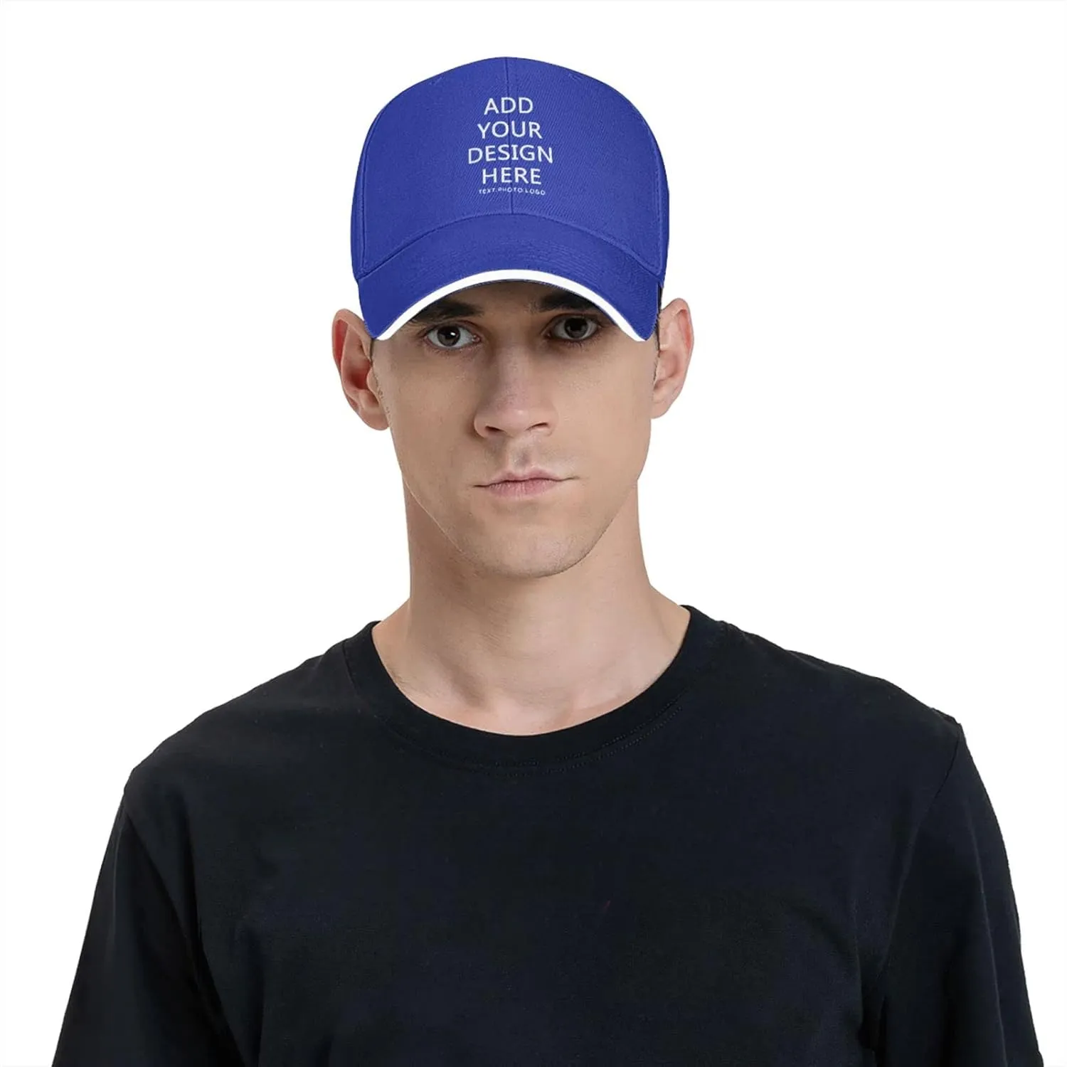 Custom Hat Design Your Own, Personalized Classic Hats for Men Women,Customizable Baseball Cap Dad for Outdoor Adjustable