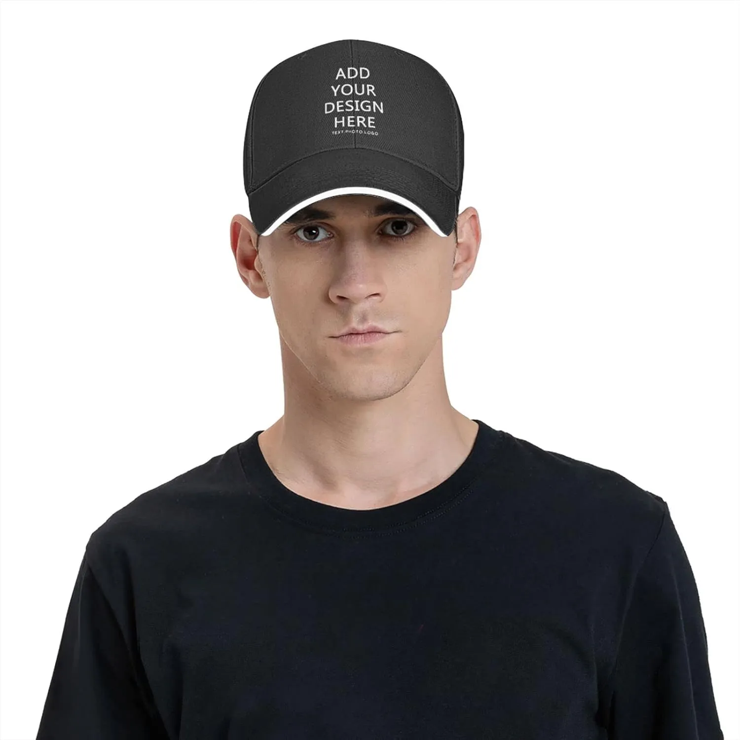 Custom Hat Design Your Own, Personalized Classic Hats for Men Women,Customizable Baseball Cap Dad for Outdoor Adjustable