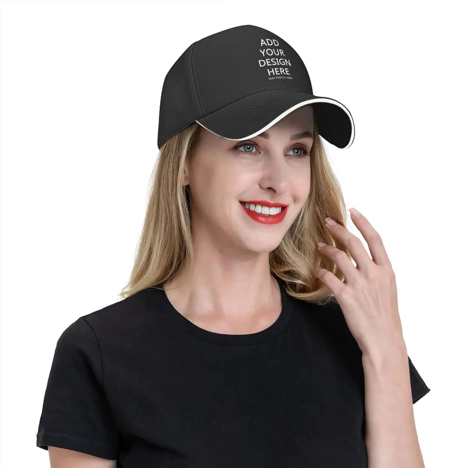 Custom Hat Design Your Own, Personalized Classic Hats for Men Women,Customizable Baseball Cap Dad for Outdoor Adjustable