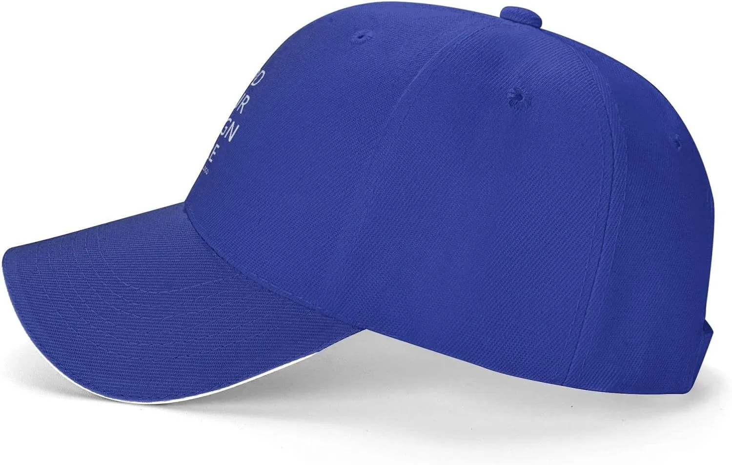 Custom Hat Design Your Own, Personalized Classic Hats for Men Women,Customizable Baseball Cap Dad for Outdoor Adjustable