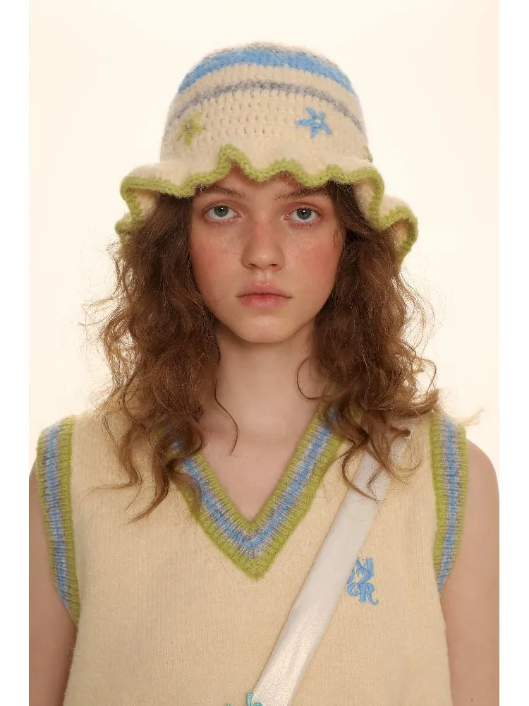 Embroidered Flower Fisherman's Hat【s0000005982】
