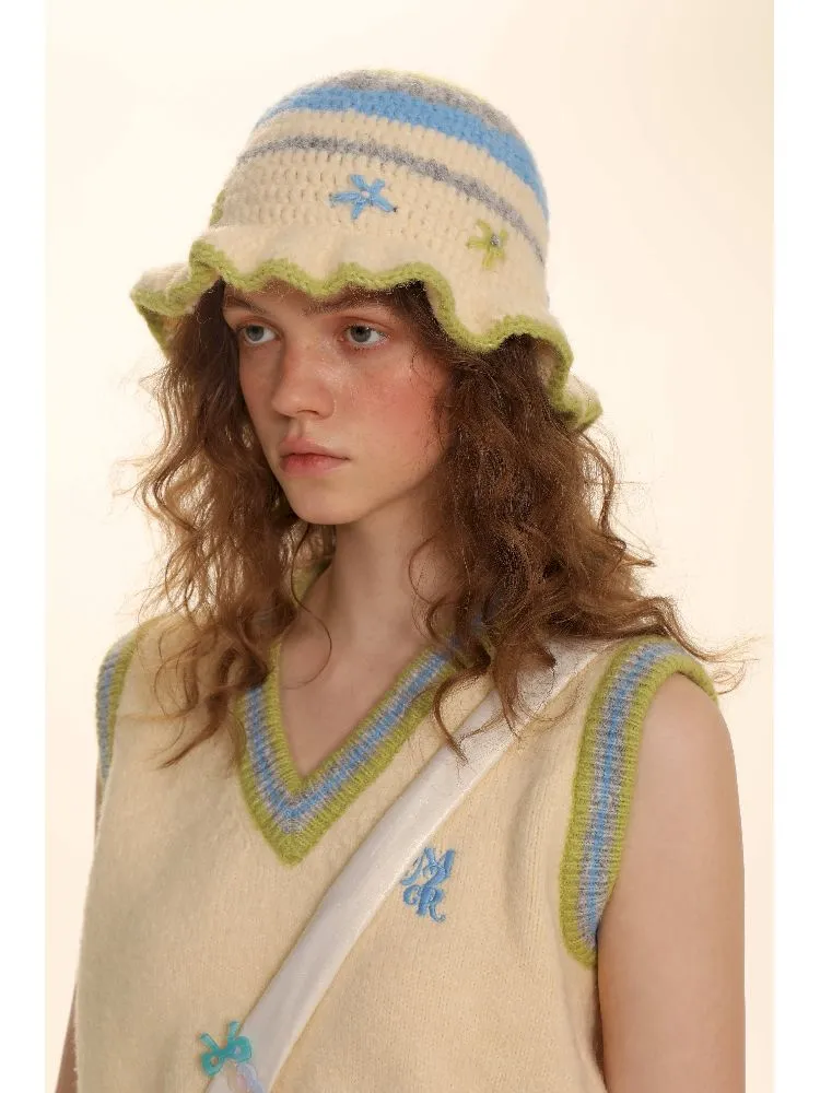 Embroidered Flower Fisherman's Hat【s0000005982】