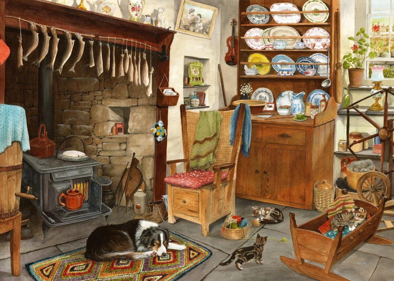Fisherman's Cottage - BIG 500 Piece Jigsaw Puzzle