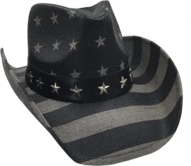 grinderPUNCH Western Outback Cowboy Hat Men's Women's Style Classic Straw Western Cowgirl Hat