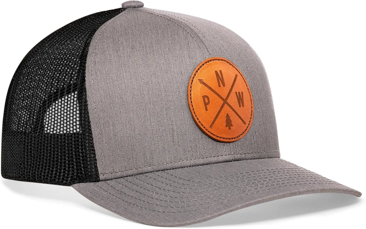 HAKA PNW Trucker Hat for Men & Women, Pacific Northwest Trucker Mesh Snapback Adjustable Baseball Cap