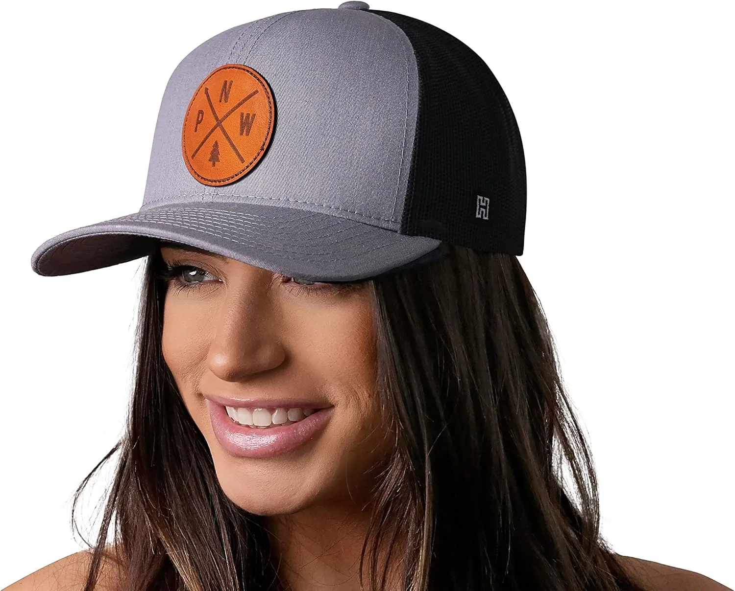 HAKA PNW Trucker Hat for Men & Women, Pacific Northwest Trucker Mesh Snapback Adjustable Baseball Cap