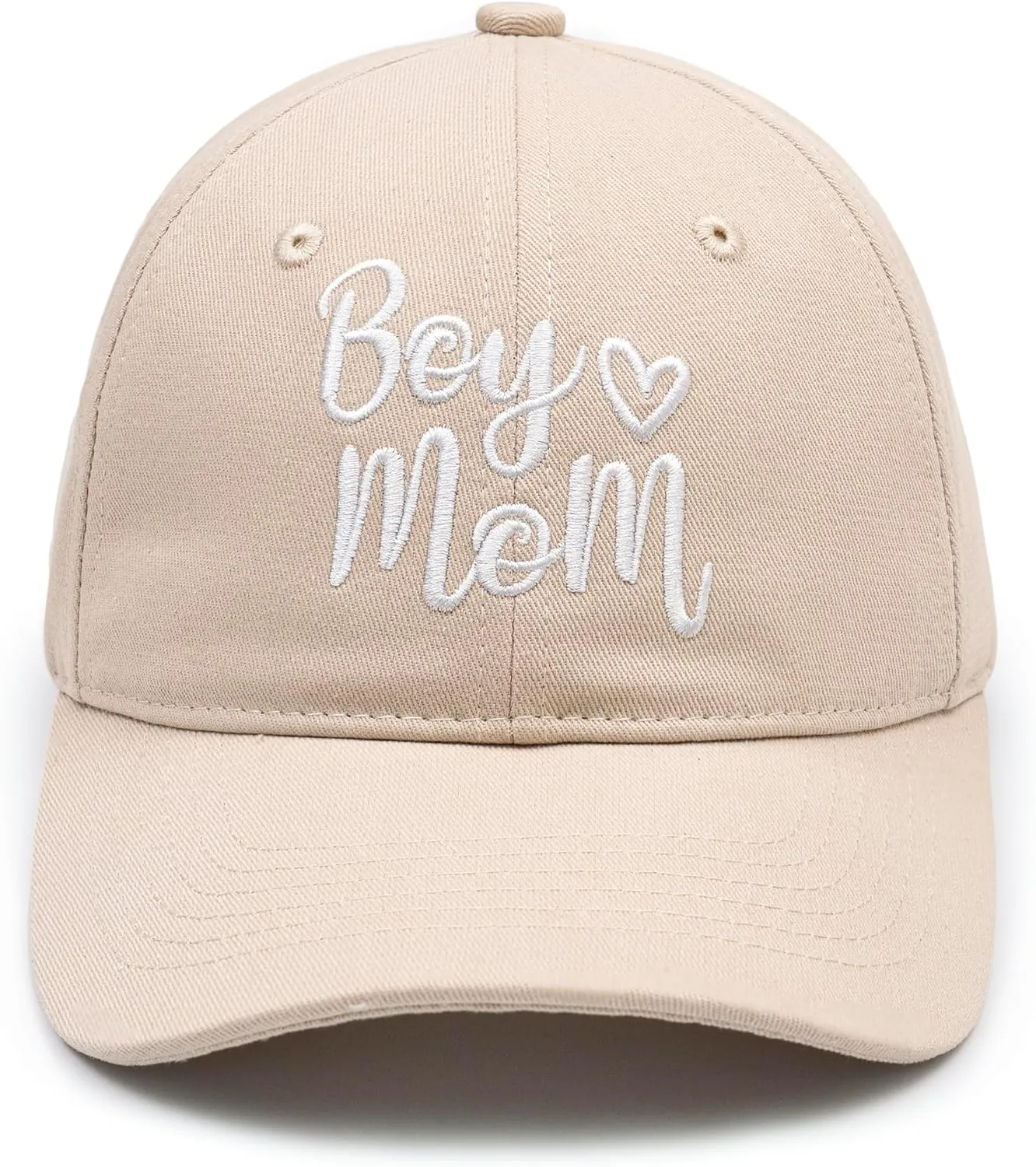KOLWOVEN Boy Mom Embroidered Hat, Adjustable Cotton Baseball Cap for Proud Moms, Gift for Mothers Day or Everyday Wear