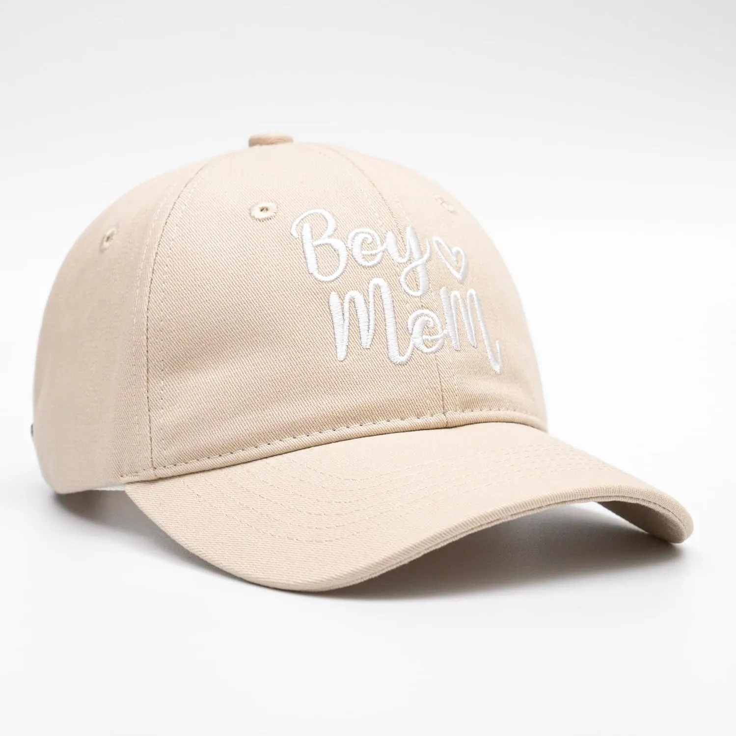 KOLWOVEN Boy Mom Embroidered Hat, Adjustable Cotton Baseball Cap for Proud Moms, Gift for Mothers Day or Everyday Wear