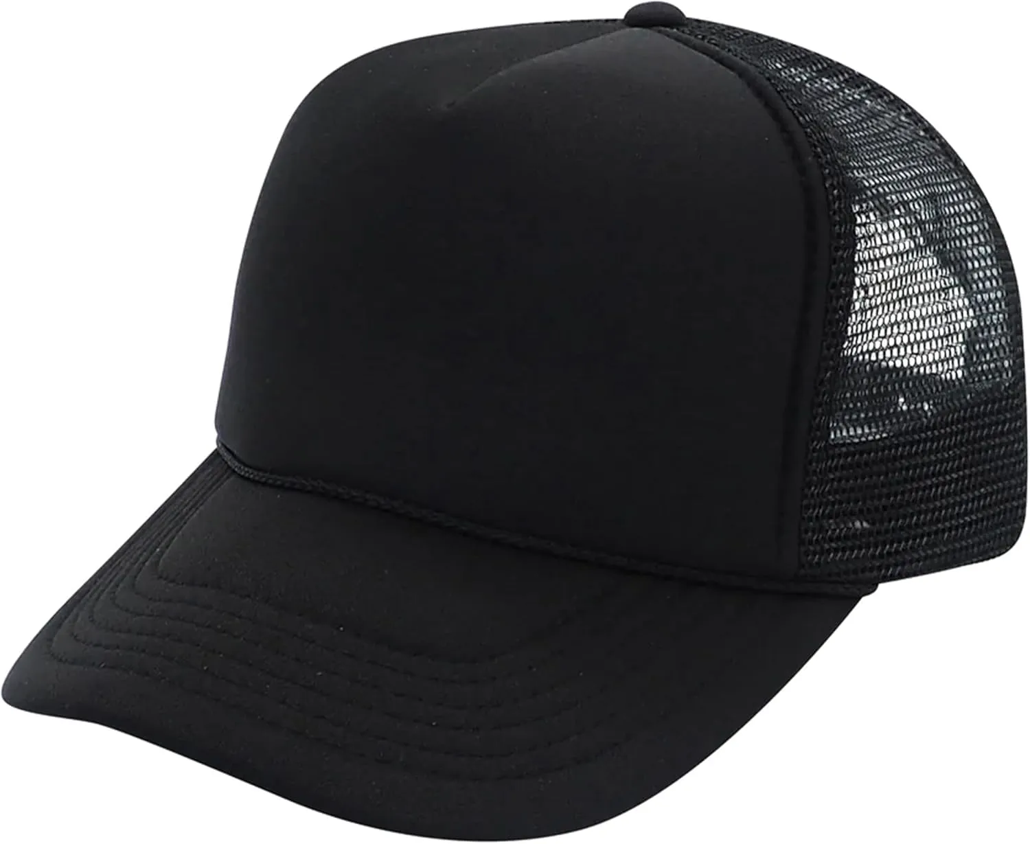 Mama Trucker Hat for Women Trendy Orange & Pink Checkered Foam Front Classic 5 Panel Mesh Snapback