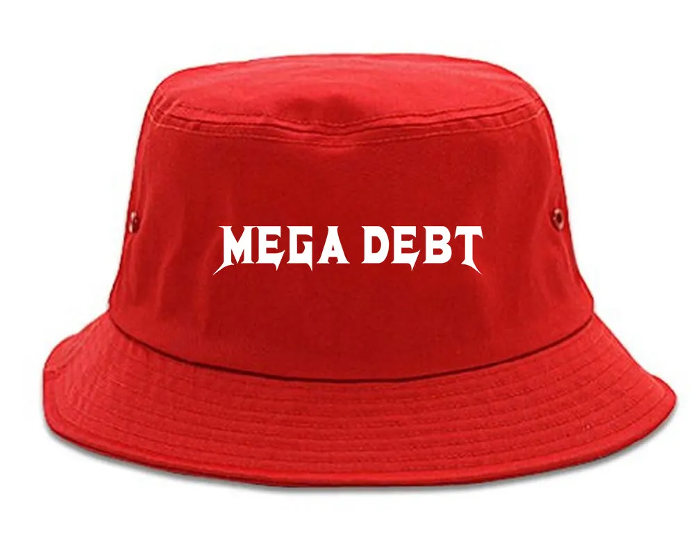 Mega Debt Funny Financial Mens Bucket Hat