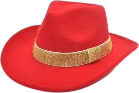 Men and Women Wholesales Wool Fedora Hats for Women Design Hat with Brim and Size Adjuster Hat