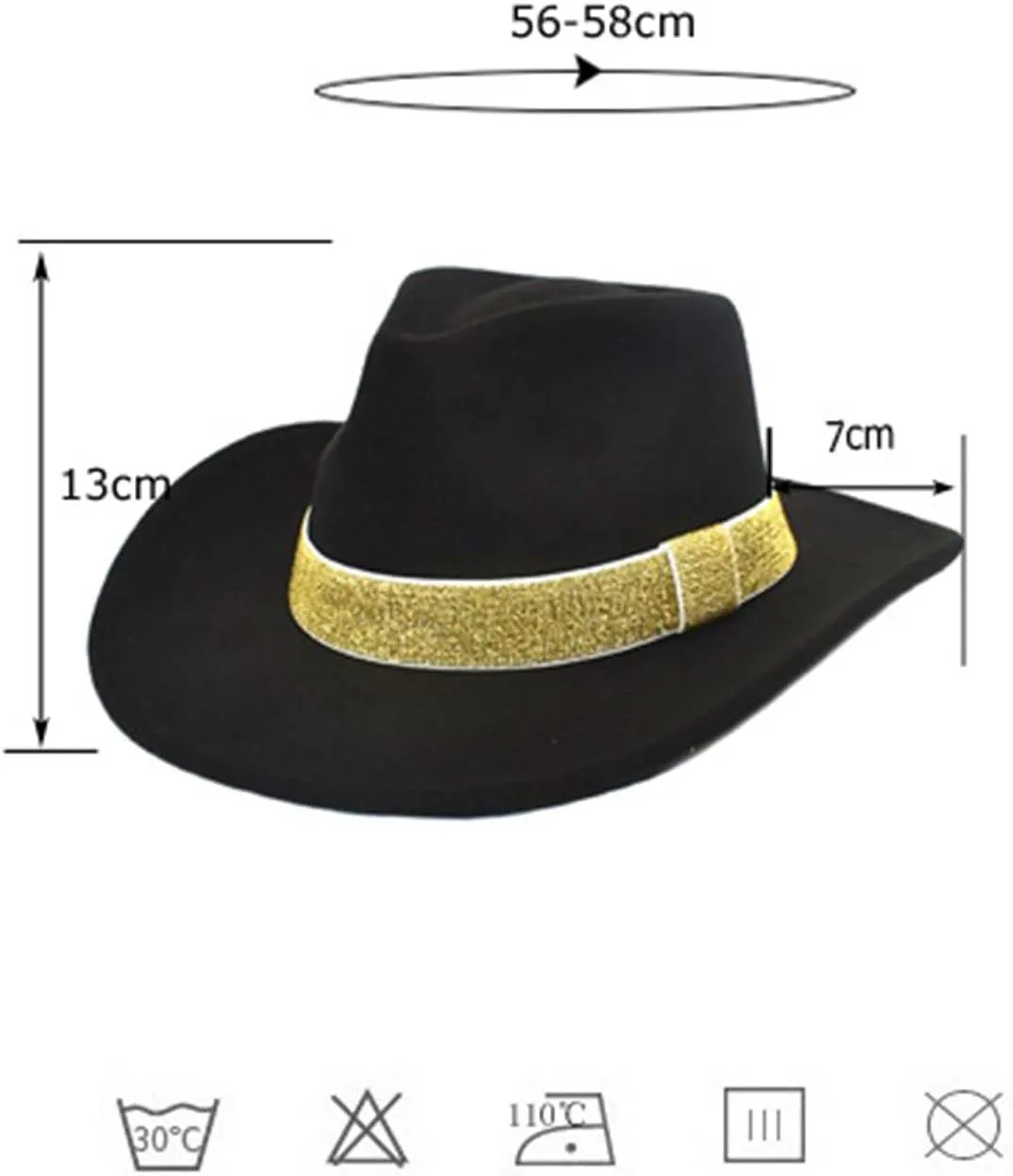 Men and Women Wholesales Wool Fedora Hats for Women Design Hat with Brim and Size Adjuster Hat