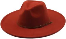 Men Women Color Hat Top Concave-Convex Water Drop Male Female Felt Cap