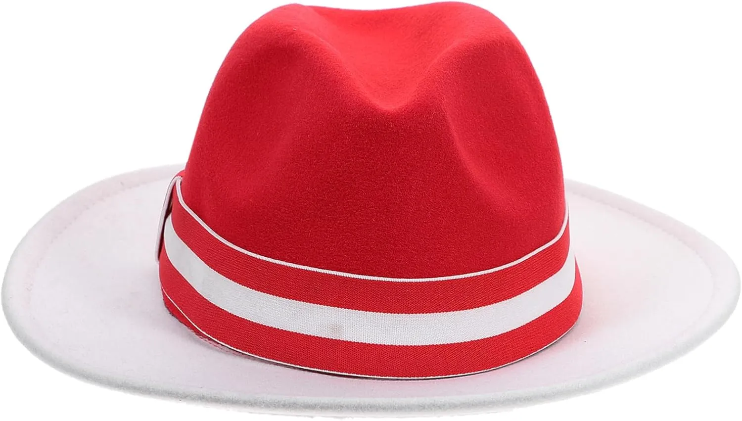 Men's Wide Brim Fedora British Classic Jazz Hat Christmas Party Masked Hat