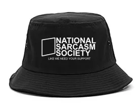National Sarcasm Society Mens Bucket Hat