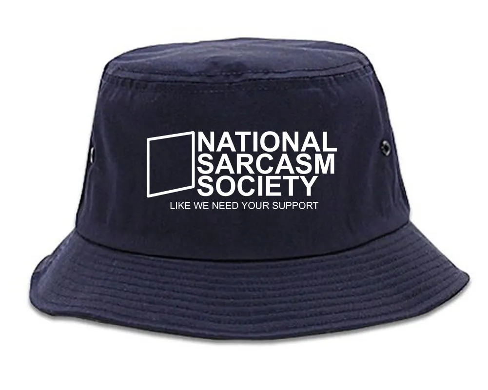 National Sarcasm Society Mens Bucket Hat