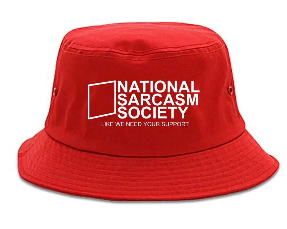 National Sarcasm Society Mens Bucket Hat