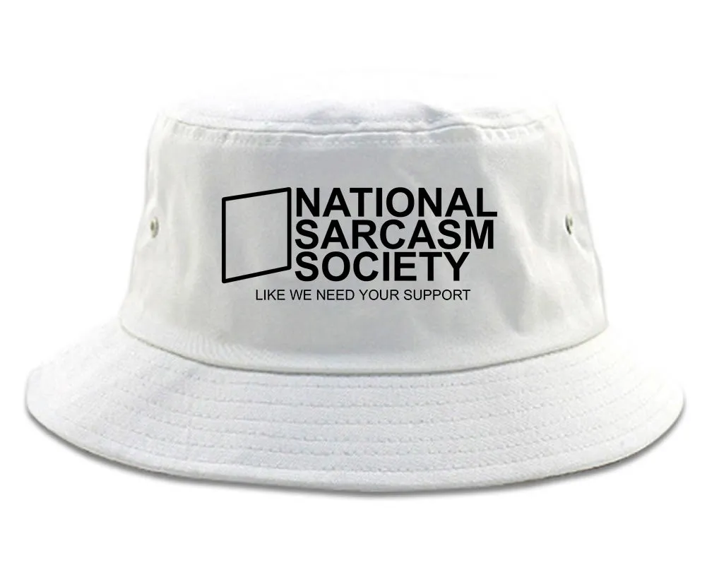 National Sarcasm Society Mens Bucket Hat
