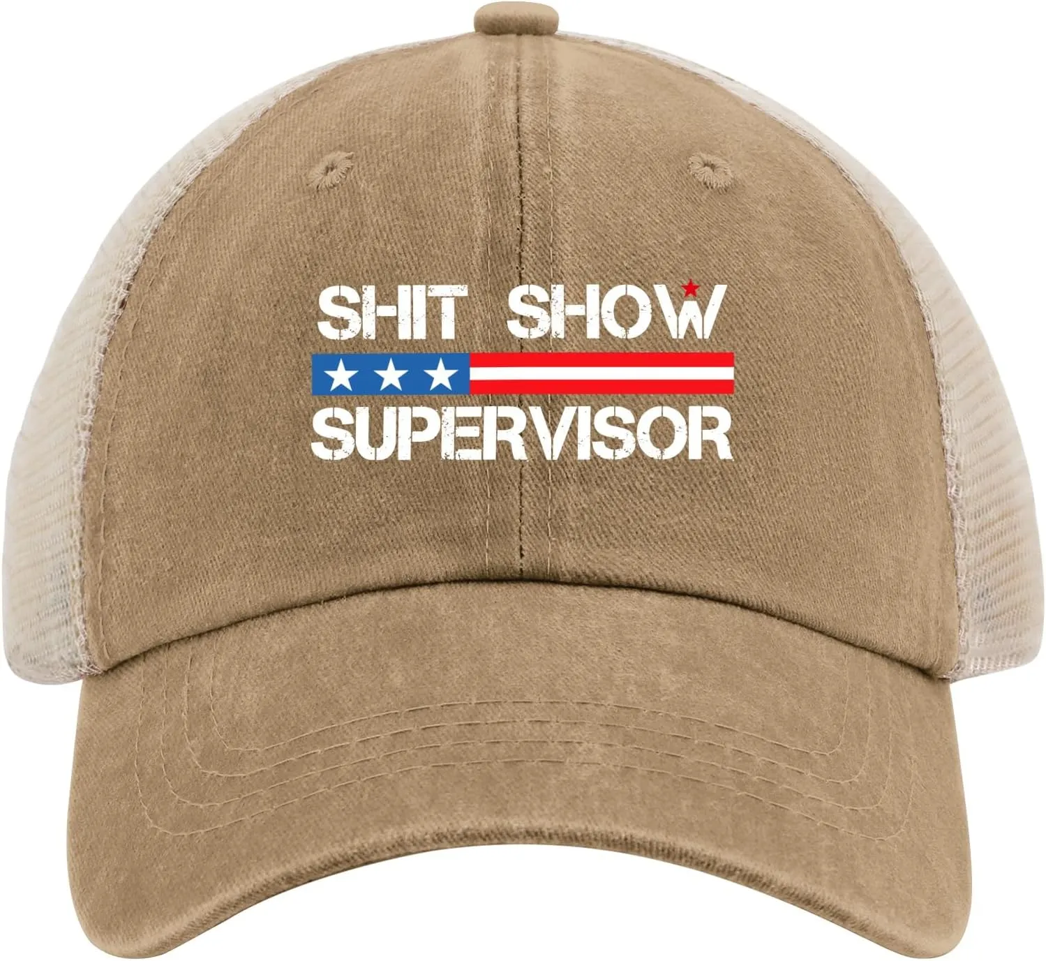 OOMOO Meme caps for Men Shit Show Supervisor Cap Meme Gifts for Men