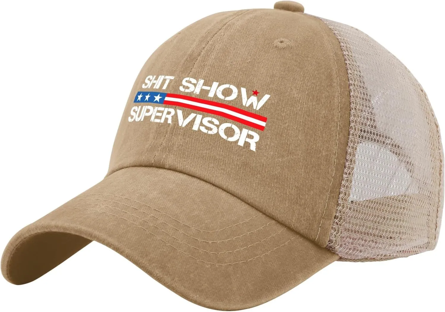 OOMOO Meme caps for Men Shit Show Supervisor Cap Meme Gifts for Men