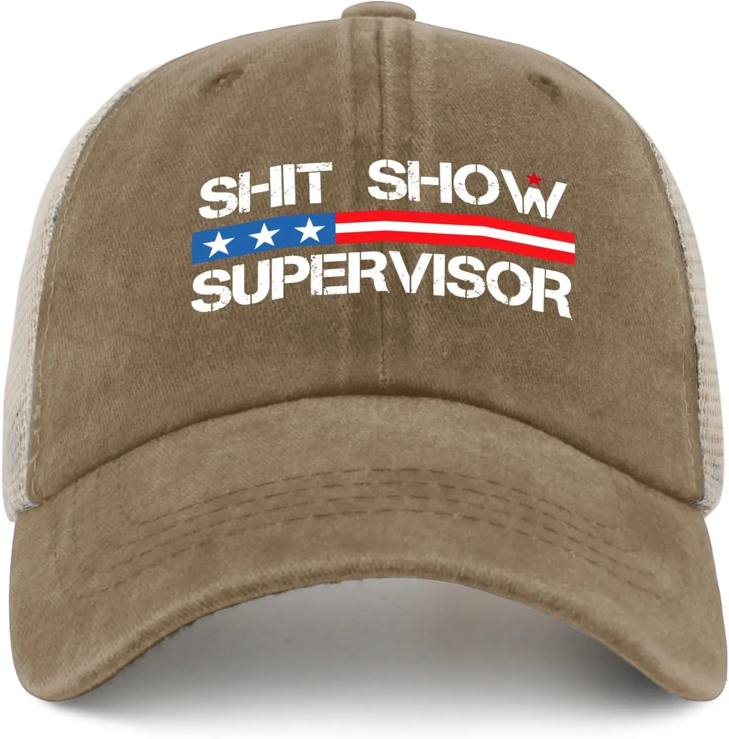OOMOO Meme caps for Men Shit Show Supervisor Cap Meme Gifts for Men