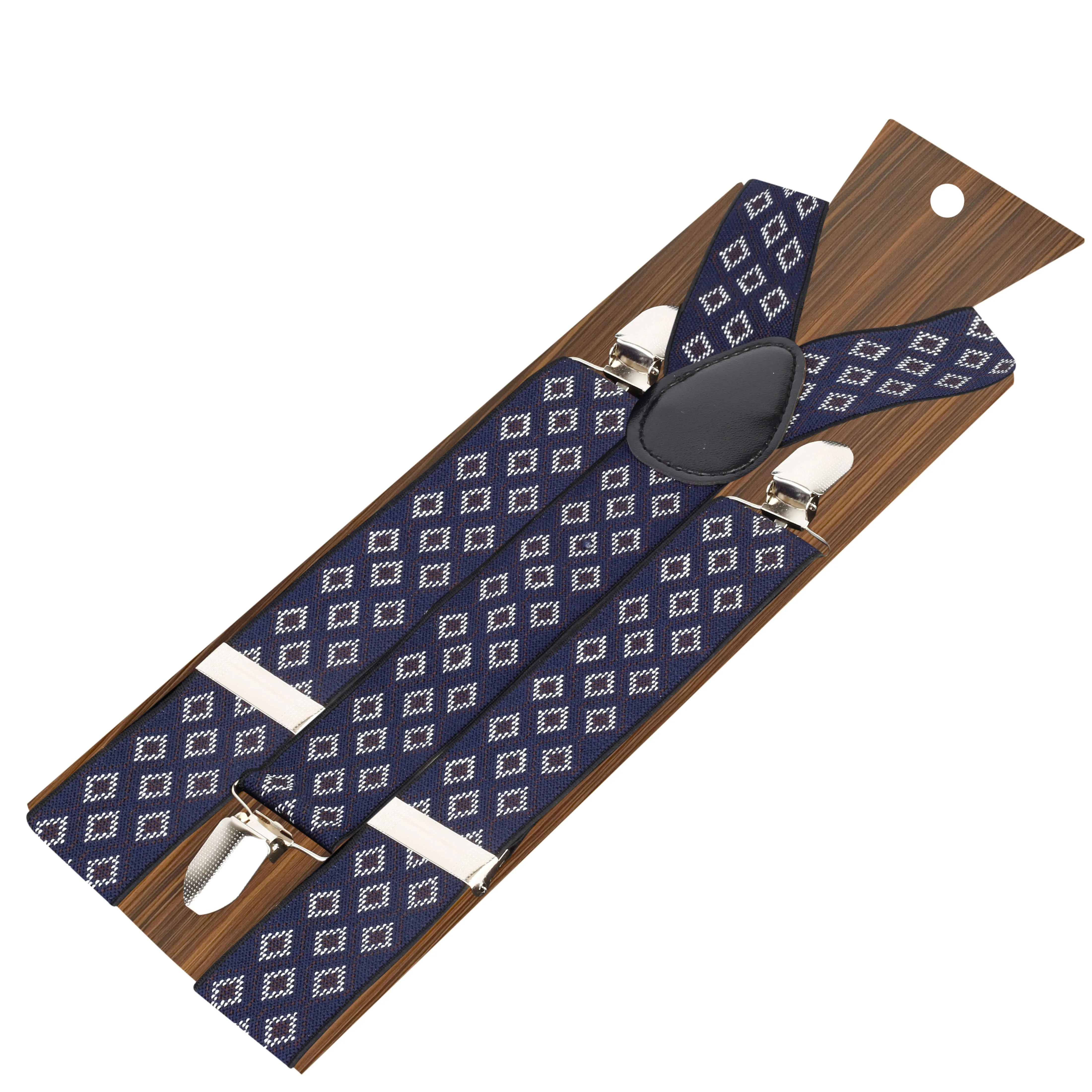 Peluche Voguish Navy Blue Suspender For Men