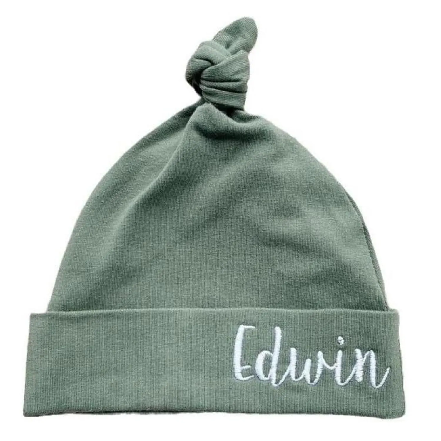 Personalized Embroidered Boy/Girl Newborn Hospital Cap | Suitable for 0-6 Months Baby Pure Cotton Single Layer Fetal Cap, Customized Baby Beanie, Gift for Newborn