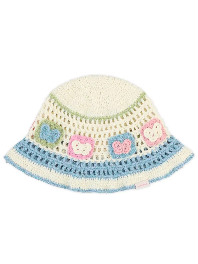 Plaid Hollowed Out Fisherman's Hat【s0000008685】