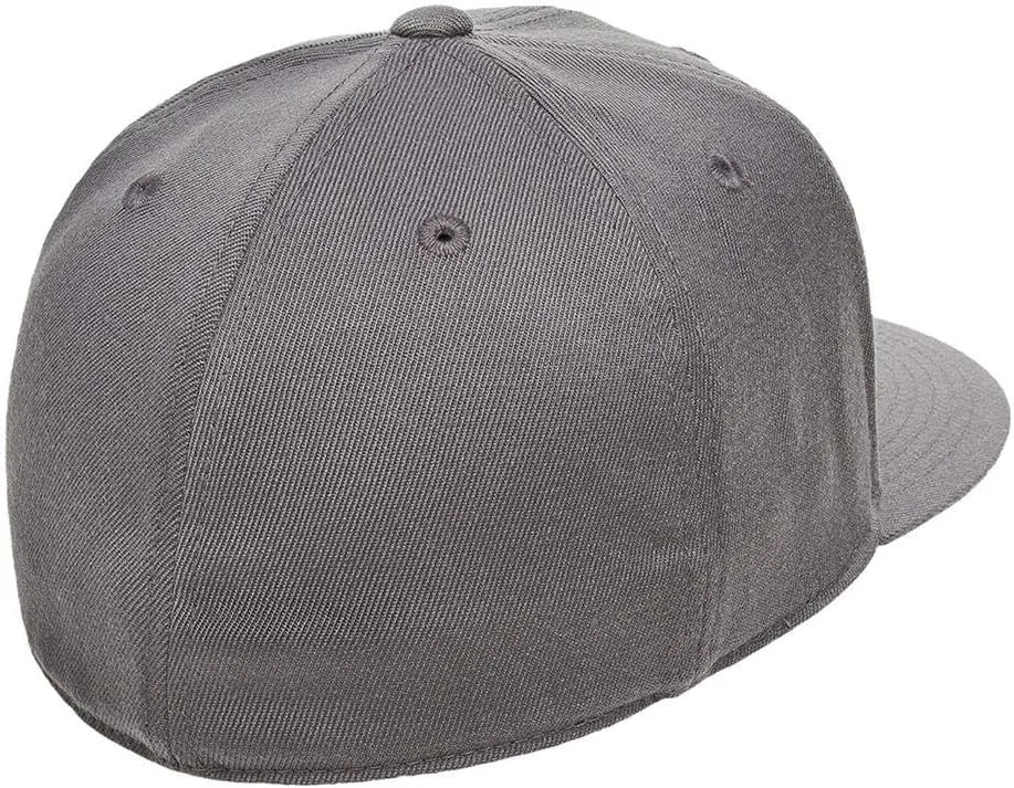 Premium 210 Flexible Fit Fitted Flatbill Hat with No Sweat Hat Liner