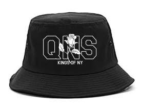Rose QNS Queens Kings Of NY Mens Bucket Hat