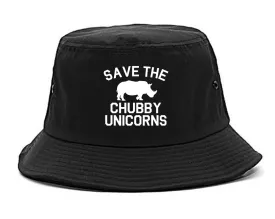 Save The Chubby Unicorns Funny Mens Bucket Hat