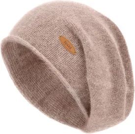 Slouchy Knit Beanie Hats for Women Winter Warm Cashmere Knitted Wool Hats Soft Ski Cap Ladies Beanies Chemo Hat