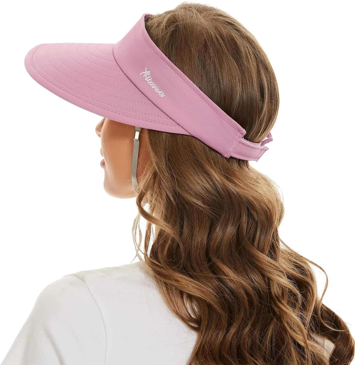 Sun Hats for Women UV Protection Wide Brim 2 in 1 Zip-Off Visor Summer Beach Hat Womens Packable Golf Hat