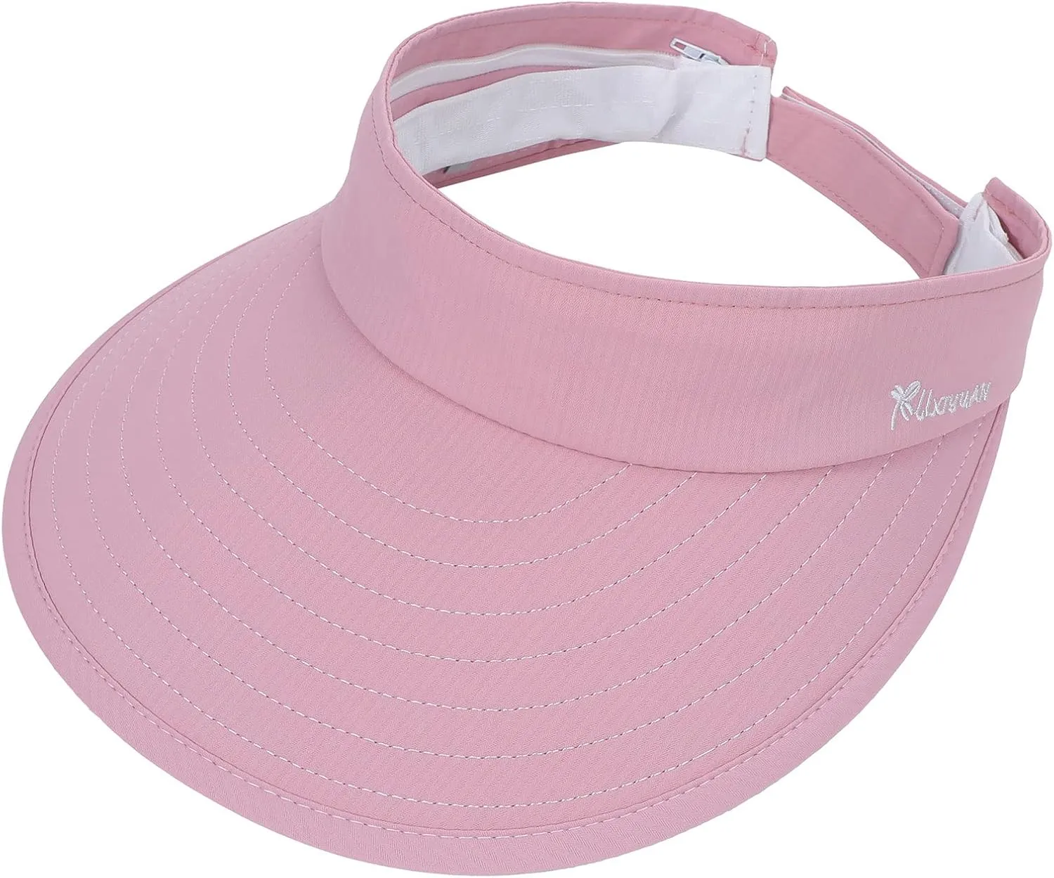 Sun Hats for Women UV Protection Wide Brim 2 in 1 Zip-Off Visor Summer Beach Hat Womens Packable Golf Hat